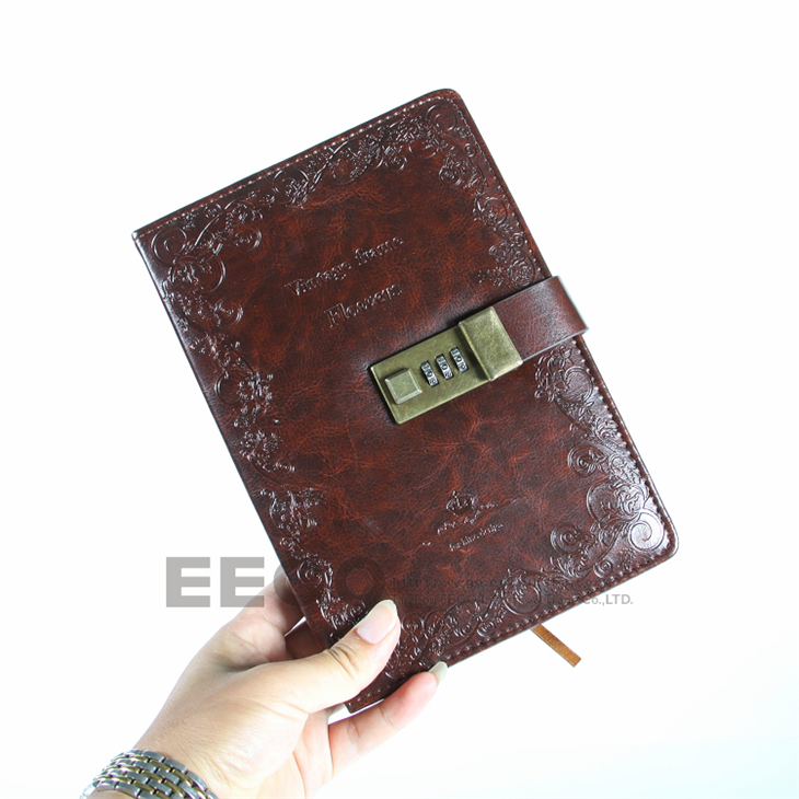 Leather Lock Diary
